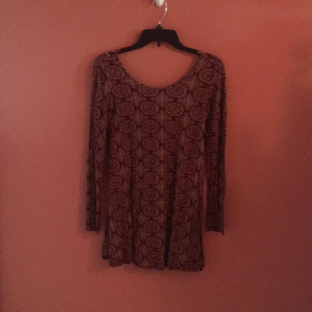 Maroon Dress